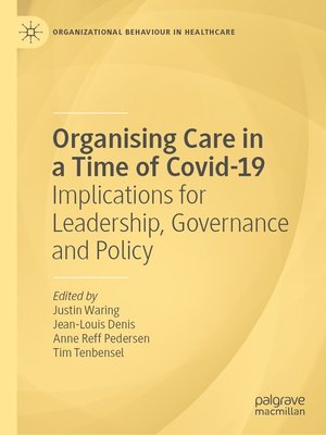 cover image of Organising Care in a Time of Covid-19